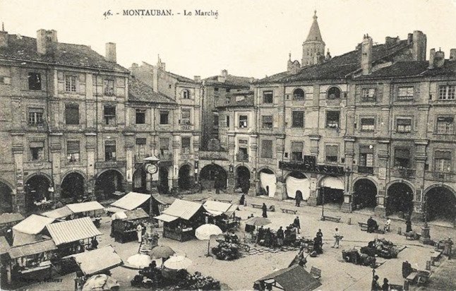 MONTAUBAN.- Le Marché. Numéro : 00706. Daynes, éditeur.